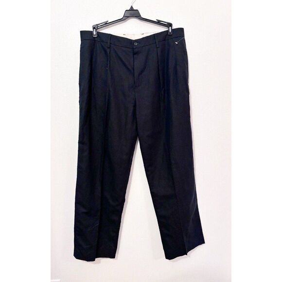 Men’s Zara Black Linen Blend Pants Size 36/30-PLEASE READ - Picture 1 of 4